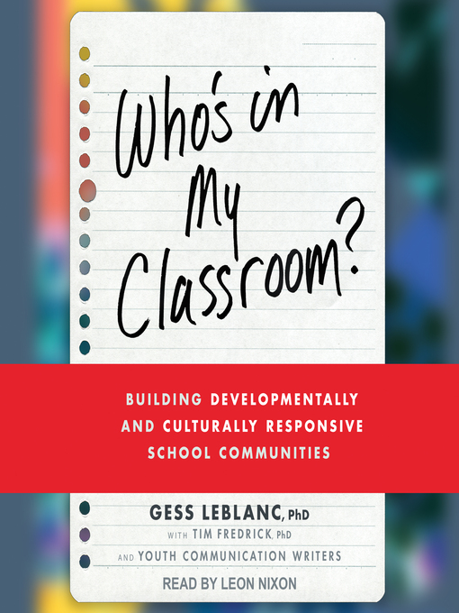 Title details for Who's In My Classroom? by Gess LeBlanc, Ph.D. - Available